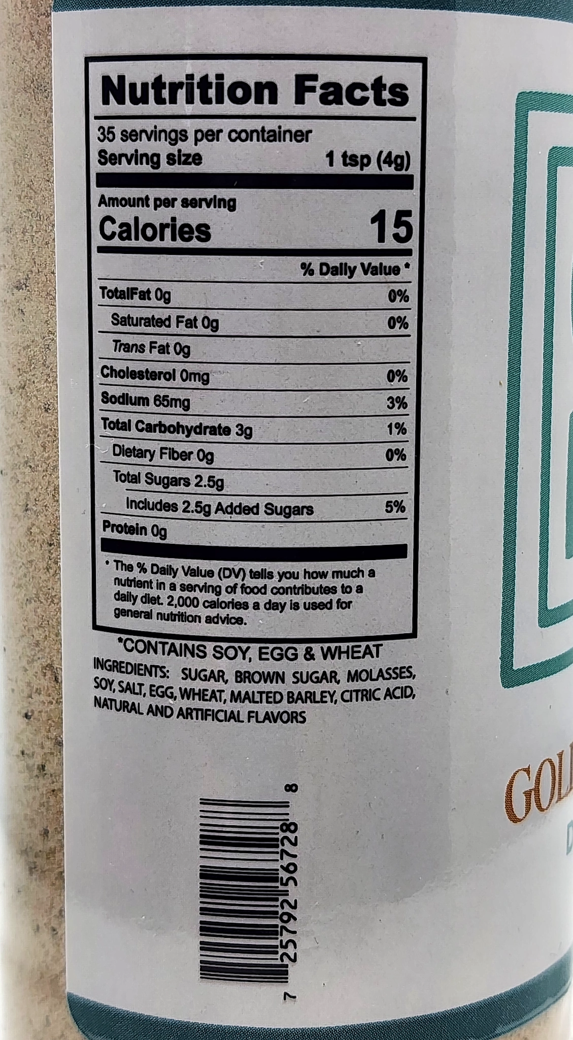 Golden Caramel Bliss Dessert Seasoning