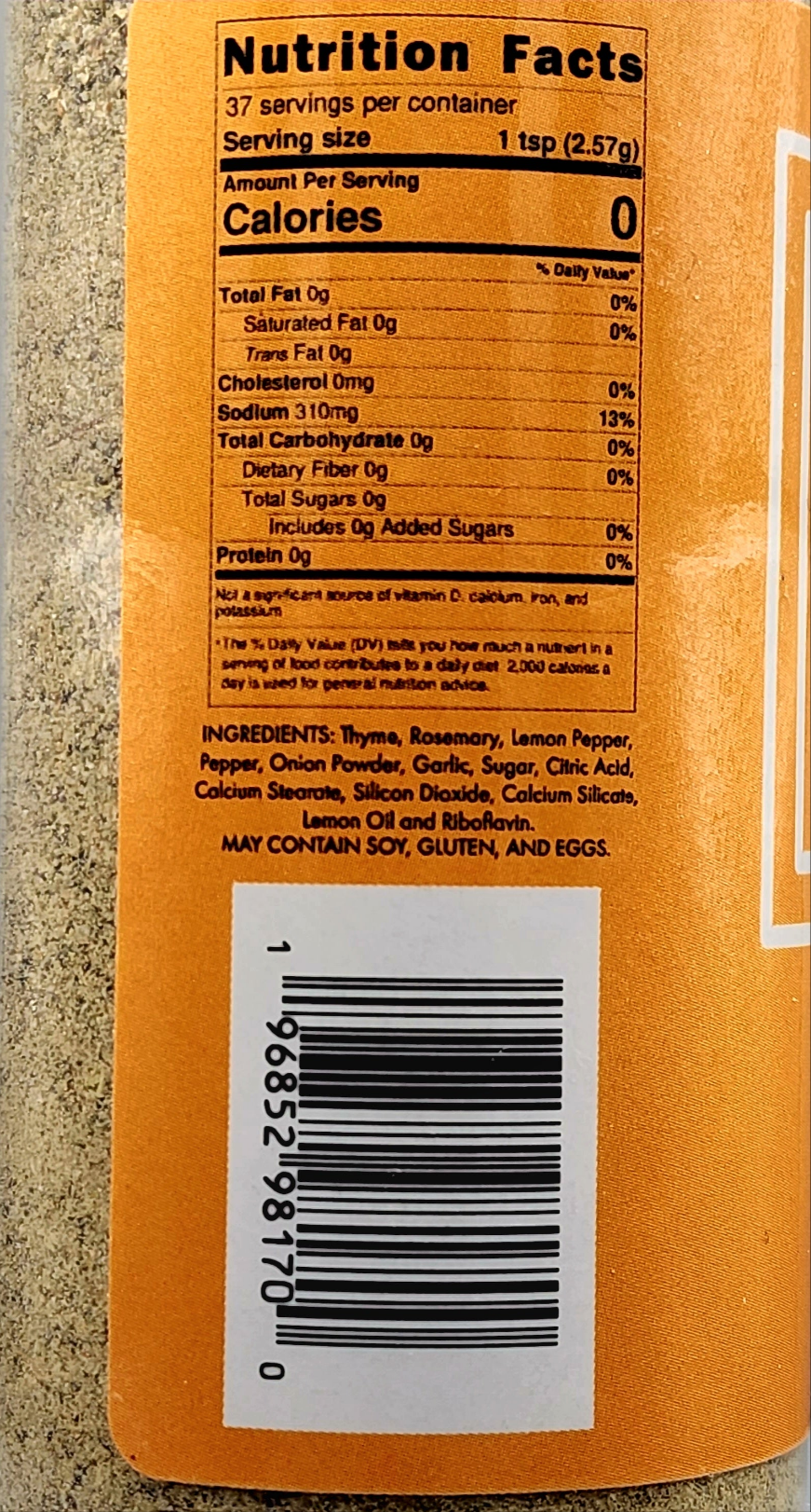 Lemon Chicken Seasoning