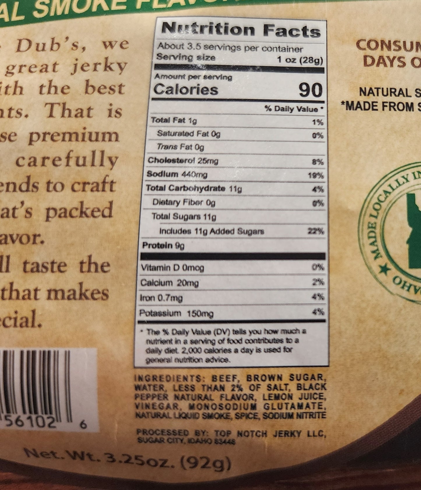 Peppered Jerky